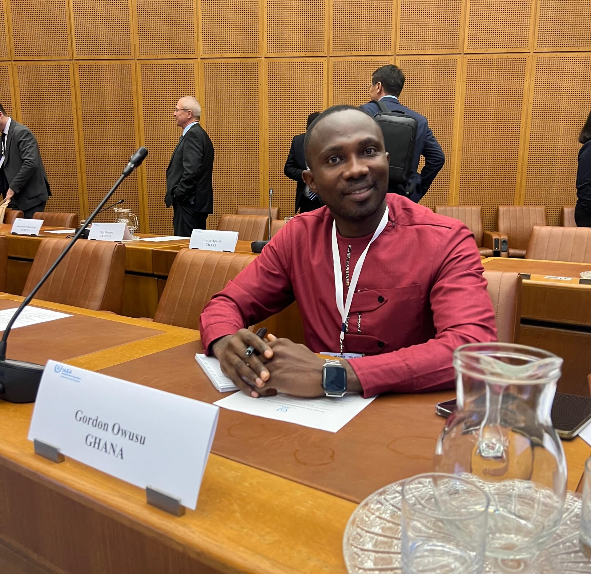 Cyber security professionals collaborating